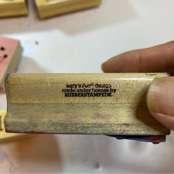 Assorted Wooden Stamps Set 7 pieces - Picture 14 of 16